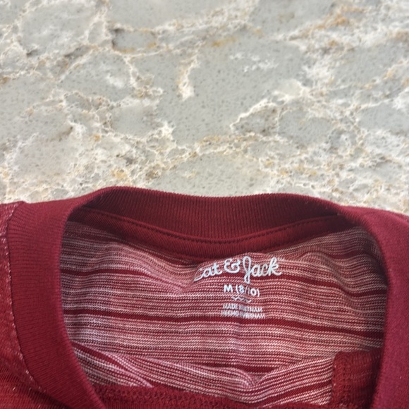 Cat & Jack Red Long Sleeve Tee - Picture 2 of 6